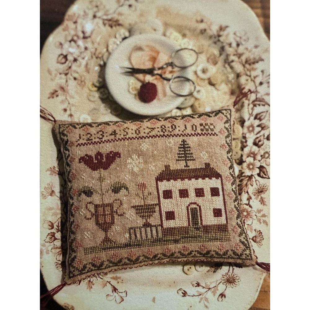 First Snowfall Pinkeep Cross Stitch Kit By Stacy Nash